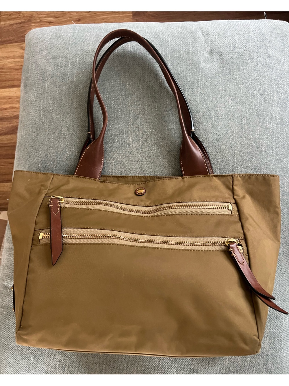 Frye Khaki tote bag